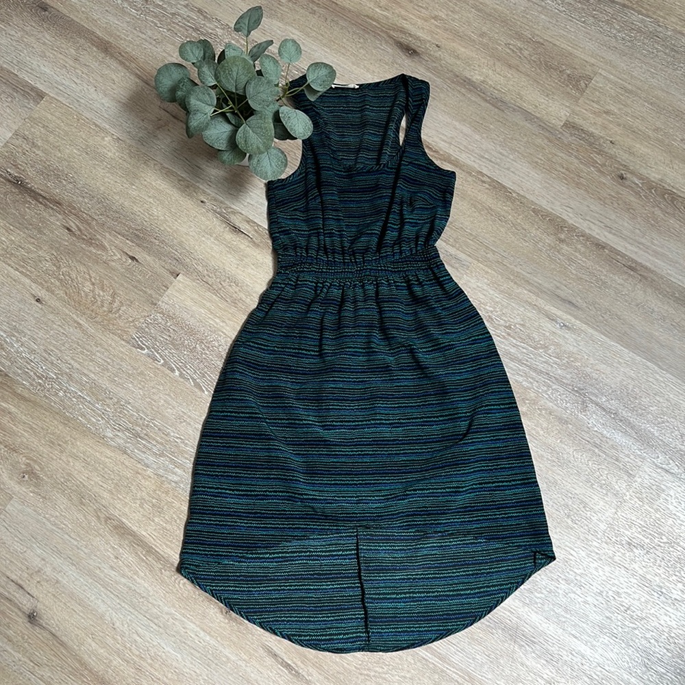 Lush Striped High Low Tank Dress Size Xs
